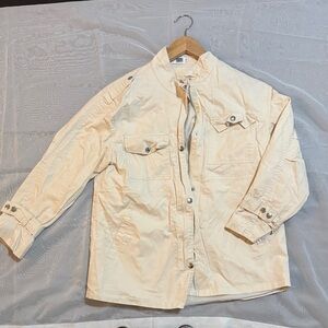 Cream Button-Up Jacket